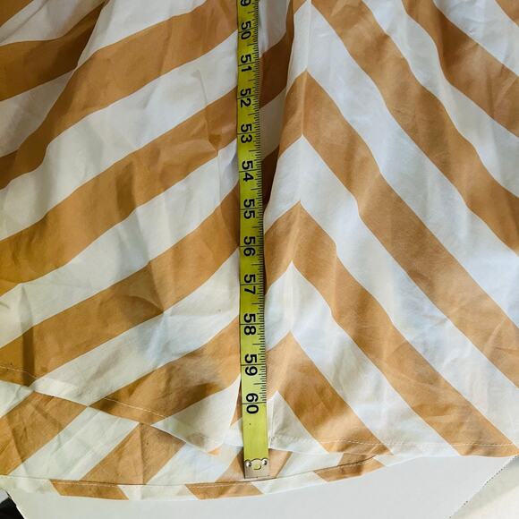 Zapelle Striped Dolman Sleeves Belted Maxi Dress Size XL - Picture 6 of 7